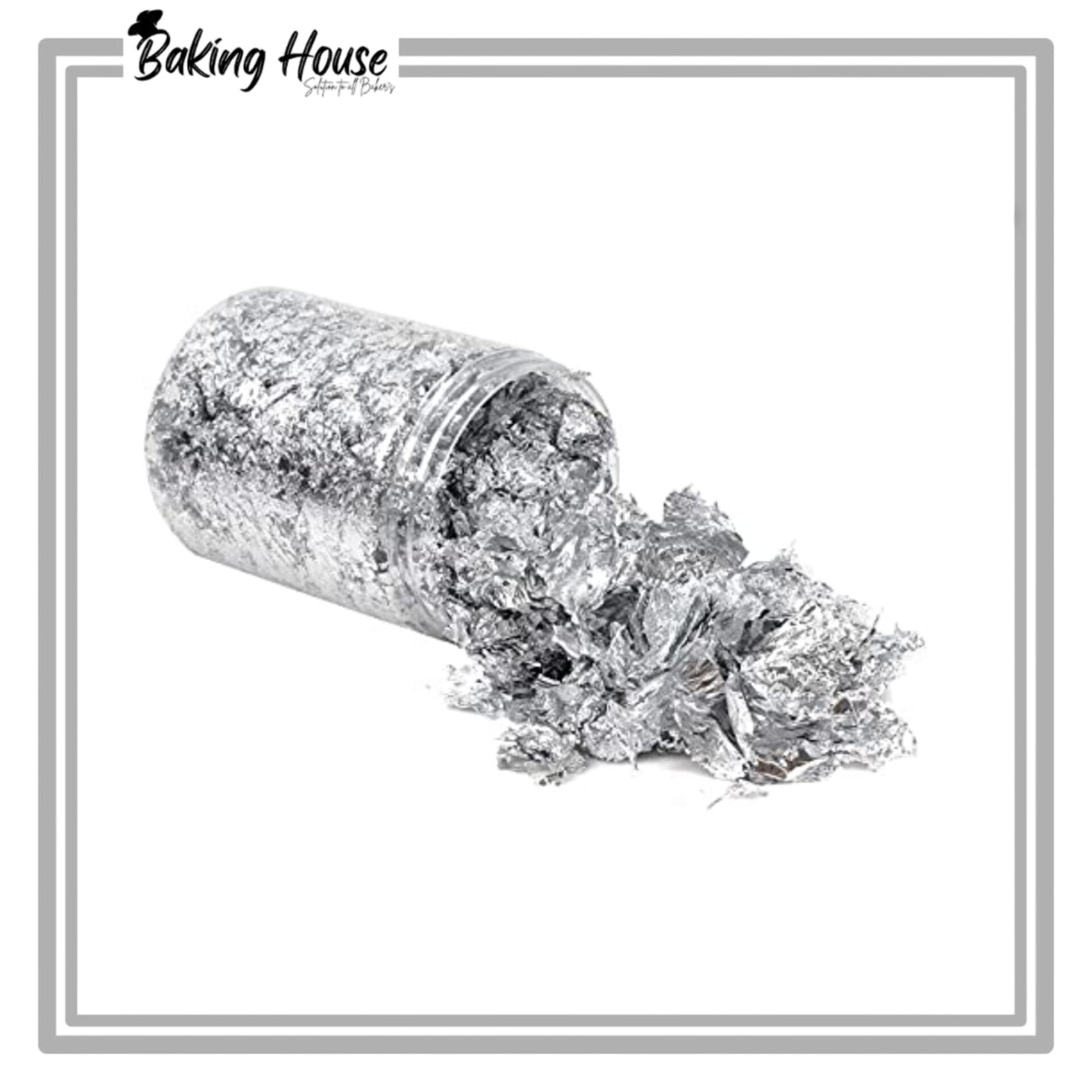 Cake Decorations – Silver Flakes
